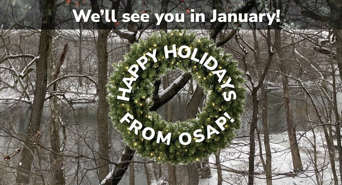 OSAP Wishes You Happy Holidays